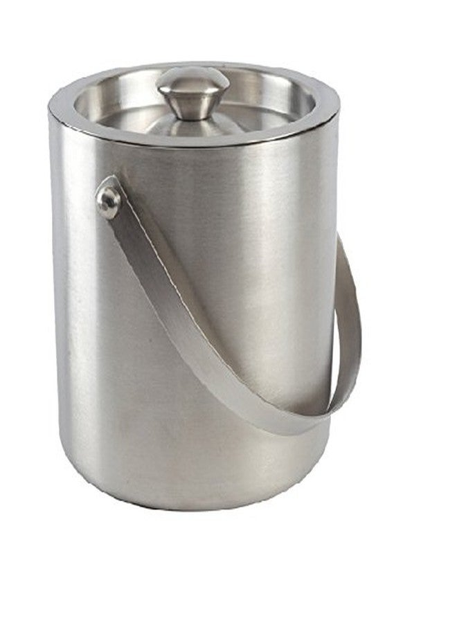 Dynore Stainless Steel Double Wall Ice Bucket 1500 ml with Ice Tong-Set of 2 - Image 3
